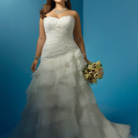 Свадебное платье для полных невест