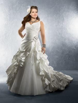 свадебное платье для полных невест