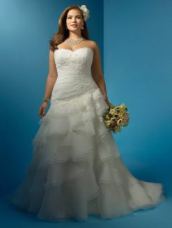 Свадебные платья для полных женщин после 40 для второго брака фото